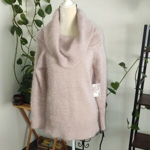 Nine West Soft Blush Cowl Neck Sweater